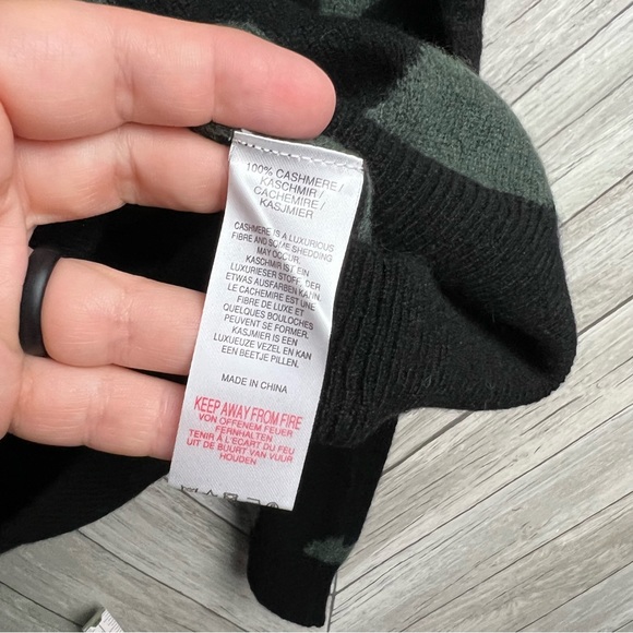 SCOTT & SCOTT LONDON Apres Ski Cashmere Crewneck Sweater Large - Picture 7 of 7